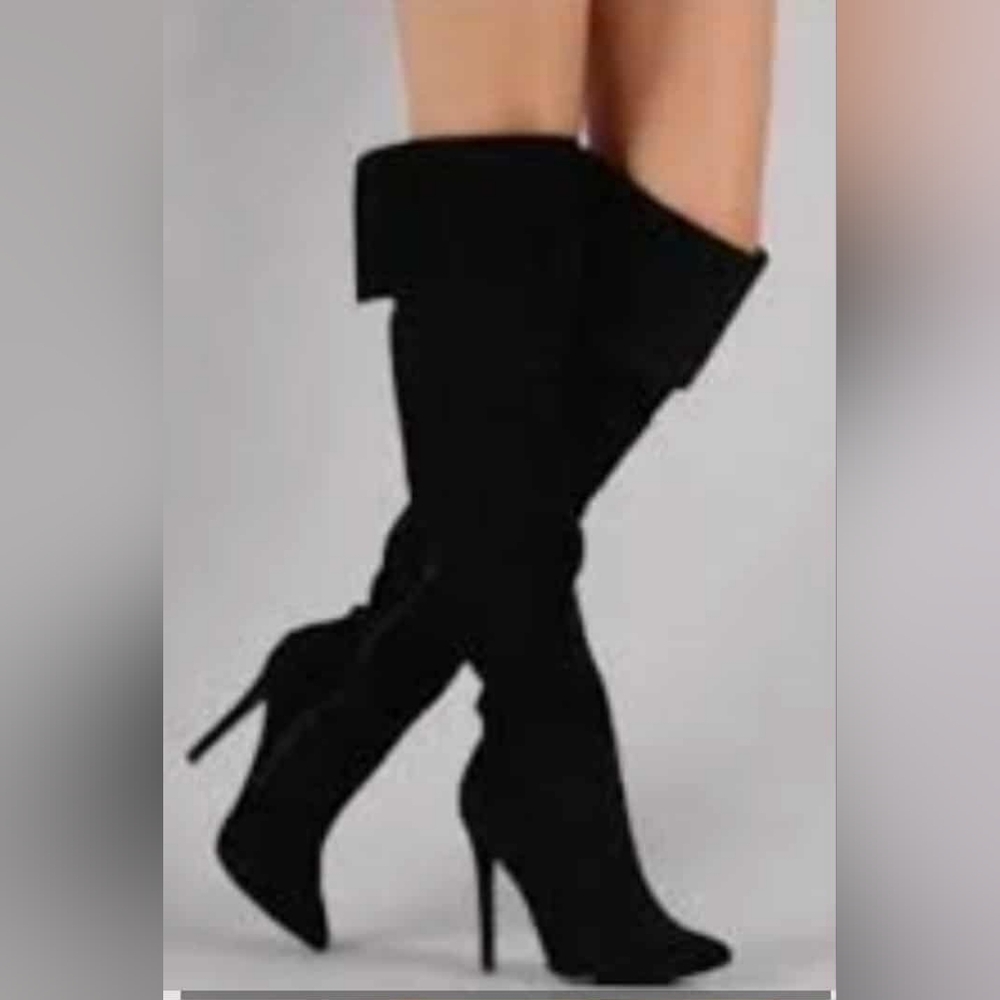 Michael Antonio brand, Over The Knee, Faux Suede Stiletto Boots